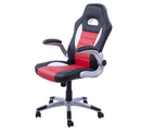 Sedia da Gaming Ergonomica in PVC  Nera e Rossa
