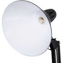 Lampada da Terra con Paralume E27 63x31,5x91-182 cm in Metallo  Nera