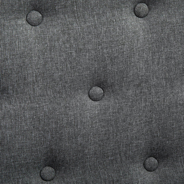 Gepolsterter Sessel mit Armlehnen 73x70x86 cm in grauem Leinen prezzo