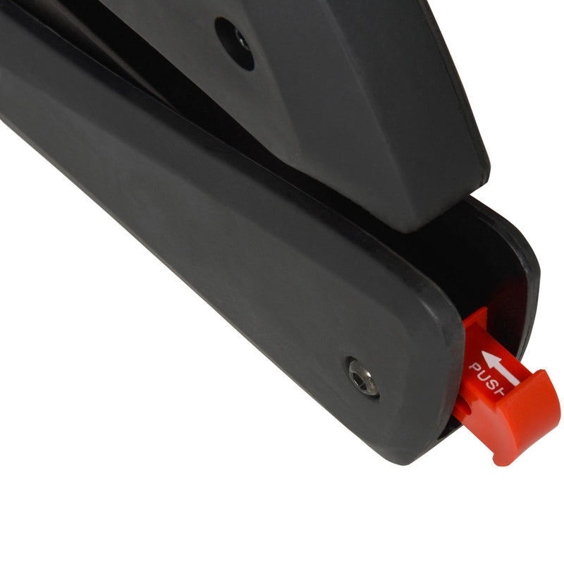 Rullo Bici Allenamento Lunghezza Regolabile 145x56x10,5 cm  Nero e Rosso