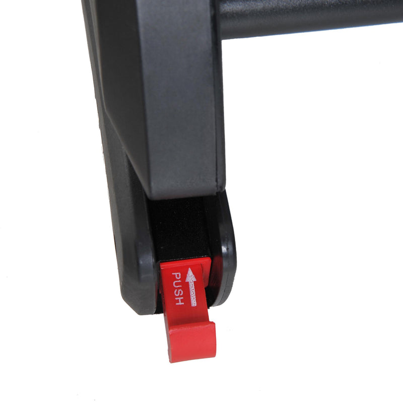 Rullo Bici Allenamento Lunghezza Regolabile 145x56x10,5 cm  Nero e Blu