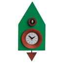 Orologio a Cucù da Parete 20X36X13Cm Pirondini Italia Dark Verde Traffico