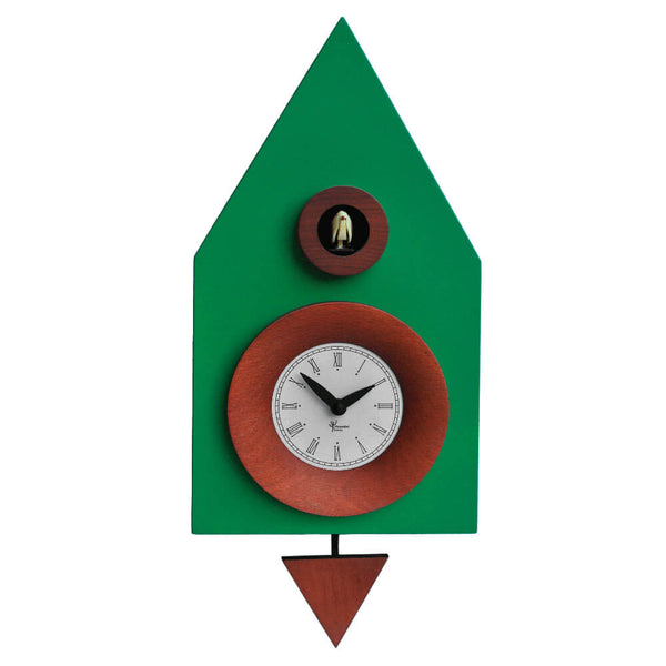 sconto Wandkuckucksuhr 20X36X13Cm Pirondini Italia Dark Verde Traffico