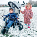 Passeggino Triciclo per Bambini Pieghevole  Grigio