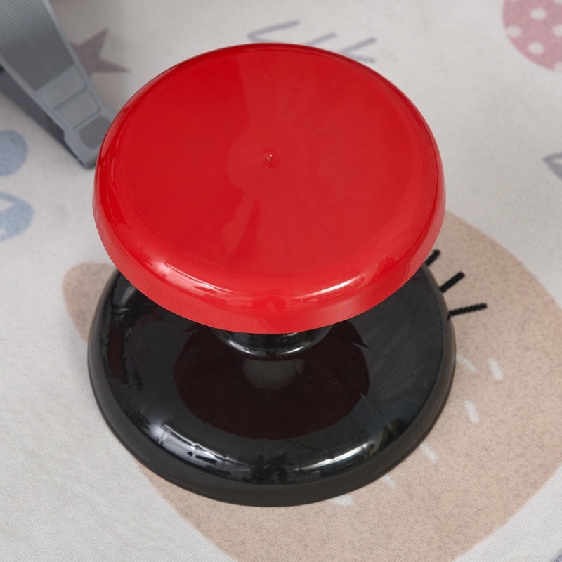 Batteria Musicale Giocattolo per Bambini con Microfono e Tastiera  Rossa