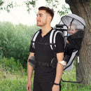 Zaino Porta Bimbo Pieghevole per Trekking  Grigio