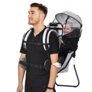 Zaino Porta Bimbo Pieghevole per Trekking  Grigio