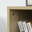 Libreria 60x30x150 cm con Ante e Cassetti in Legno 