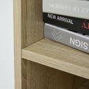 Libreria 60x30x150 cm con Ante e Cassetti in Legno 