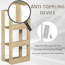 Libreria Scaffale 40x29,2x87,9 cm 3 Ripiani in Legno 