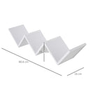 Libreria Mensola Sospesa a V 80,6x16x15,2 cm in Legno  Bianca