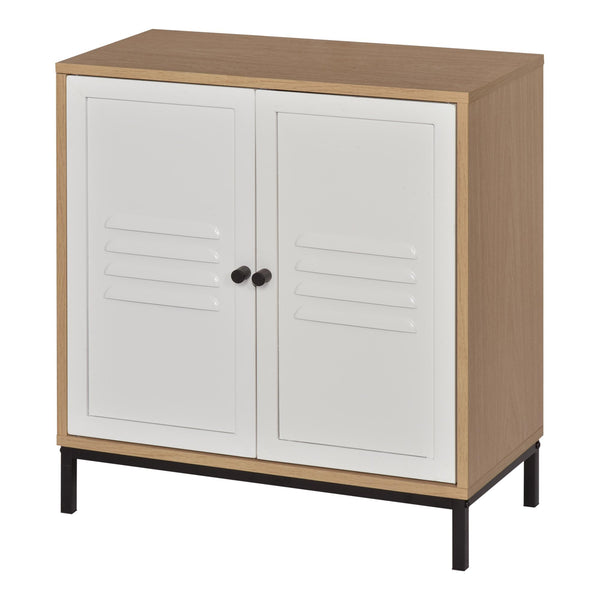 sconto Aktenschrank 62x30x67,5 cm mit 2 Holztüren