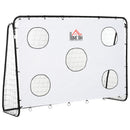 Porta da Calcio 2 in 1 con Rete 240x88x171,5 cm in Metallo 