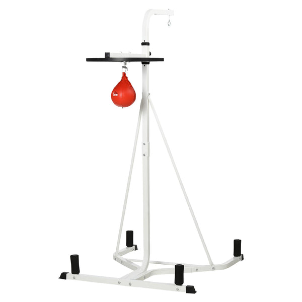 Boxplattform mit Speed ​​​​Ball Ø16 cm aus weißem Stahl sconto