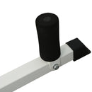 Piattaforma Boxe con Speed Ball Ø16 cm in Acciaio  Bianca