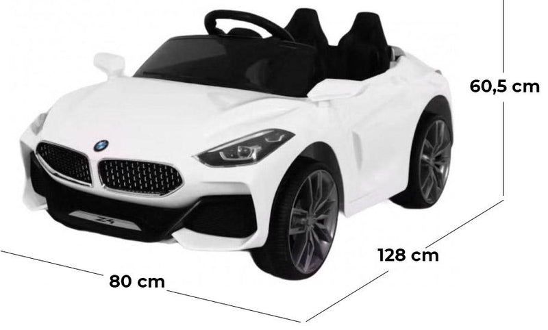 Macchina Elettrica per Bambini 2 Posti 12V Jepsen Bianca