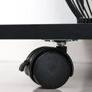 Mobile Porta Stampante 1 Cassetto 2 Ripiani 60x40x68,5 cm in Legno  Nero