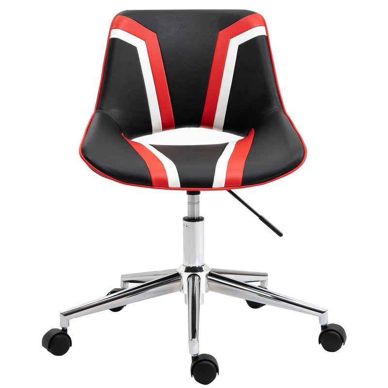 Sedia Poltrona Operativa da Ufficio in Similpelle  Nera