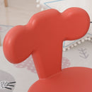 Set Tavolino con 2 Sedie per Bambini con Piano Lavagnetta Bianca   Rosso