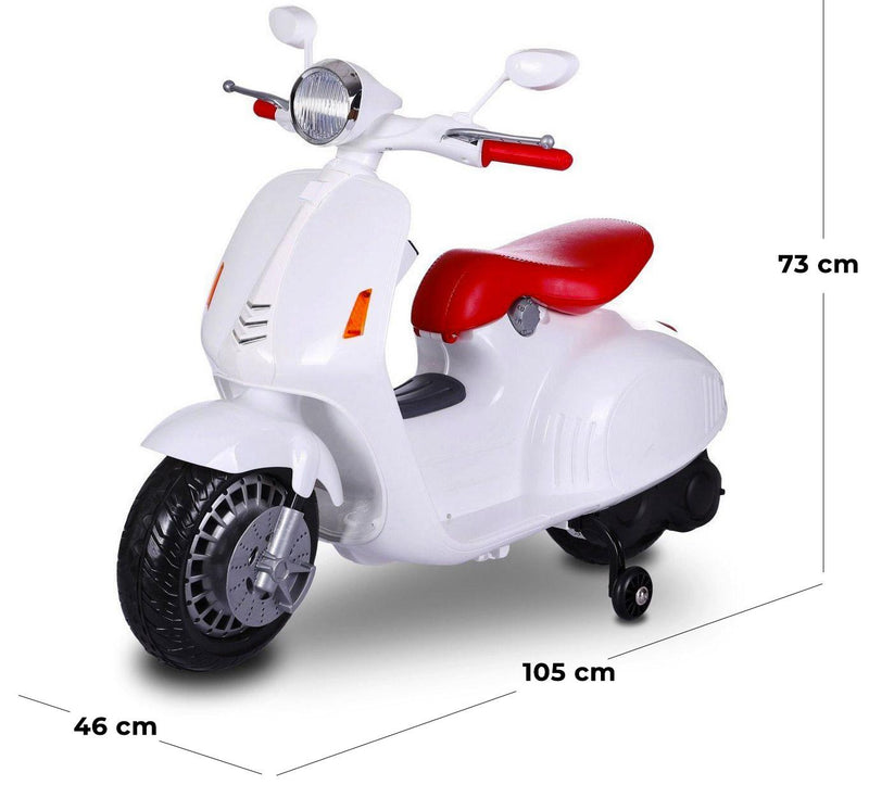 Scooter Elettrico per Bambini 6V Jepsen Bianco