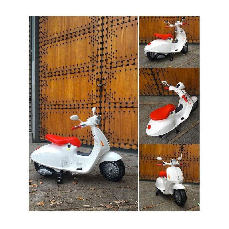 Scooter Elettrico per Bambini 6V Jepsen Bianco