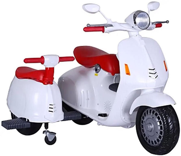 prezzo Elektroroller mit Beiwagen für Kinder 12V Jepsen White