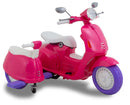 Scooter Elettrico con Sidecar per Bambini 12V Jepsen Rosa