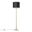 Lampada da Terra con Paralume in Stoffa E27 Ø40x160 cm  Oro