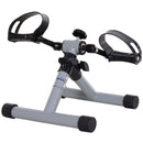 Mini Pedaliera Cyclette per Gambe e Braccia Max 60 Kg  Grigia