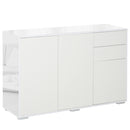 Mobile Multiuso 117x36x74 cm 2 Cassetti 3 ante  Bianco