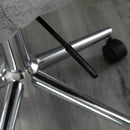 Sedia Poltrona Operativa da Ufficio in Tessuto  Grigio Chiaro