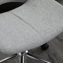 Sedia Poltrona Operativa da Ufficio in Tessuto  Grigio Chiaro
