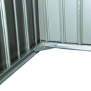 Casetta Box da Giardino in Lamiera per Robot Tagliaerba 86x75x62-51 cm  Verde