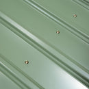 Casetta Box da Giardino in Lamiera per Robot Tagliaerba 86x75x62-51 cm  Verde