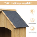 Casetta Box da Giardino in Legno per Deposito Attrezzi 77,5x54,2x179,5 cm 