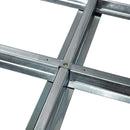 Legnaia da Giardino in Acciaio 182x89x136-148 cm  Grigio Scuro