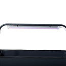 Fioriera da Giardino 90x51x100 cm con Lampada LED  Grigio Scuro