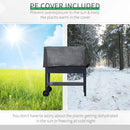 Fioriera da Giardino 90x51x100 cm con Lampada LED  Grigio Scuro