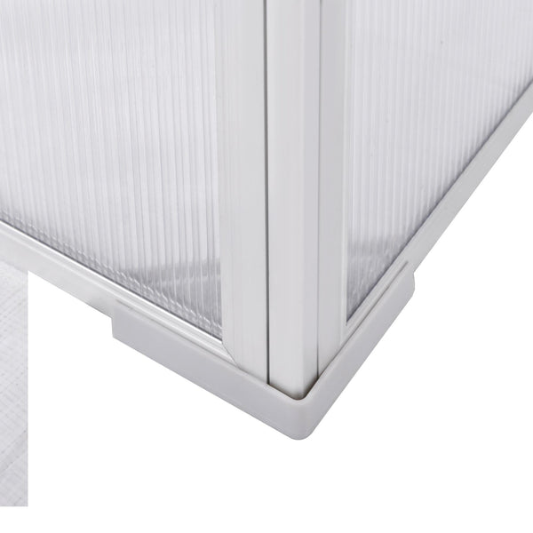 prezzo Mini-Gewächshaus 99x59,5x43,5 cm in Aluminium und Silber PC