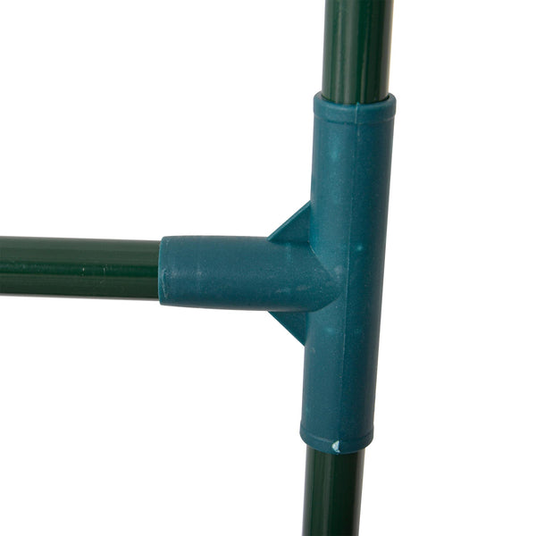 Gewächshaus 180x90x90 cm aus Stahl und grünem PE sconto