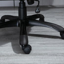 Sedia da Gaming Girevole Reclinabile in Tessuto  Marrone