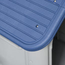 Cuccia per Cani Taglia Piccola 59x75x66 cm in Plastica Blu e Grigia