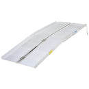 Rampa per Sedia a Rotelle Pieghevole Max 270 Kg in Alluminio Antiscivolo