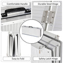 Rampa per Sedia a Rotelle Pieghevole Max 270 Kg in Alluminio Antiscivolo