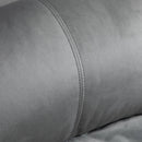 Poltrona Relax Reclinabile Manuale in Tessuto Grigio