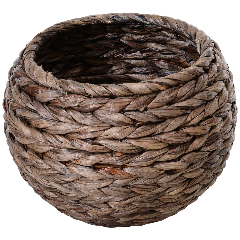 Cuccia per Gatti 42x33x52 cm con Cuscino Marrone