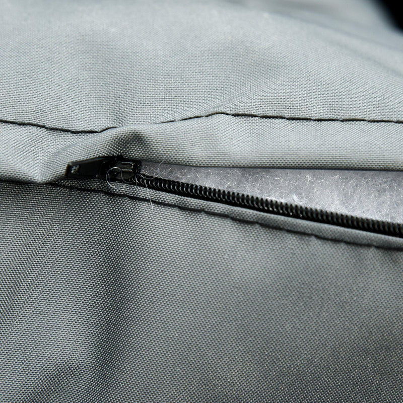 Set da Giardino Divano 3 Posti e Poggiapiedi in Rattan PE Nero e Grigio