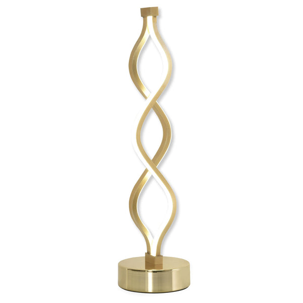 Nachttischlampe Abat Jour LED 12W Ø12,5x45 cm Gold sconto