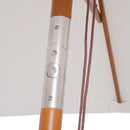 Ombrellone da Giardino 2x1,5 m Palo Ø38 mm in Legno Beige