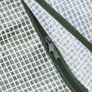 Serra da Giardino Pieghevole 240x120x75 cm in Polietilene Bianca